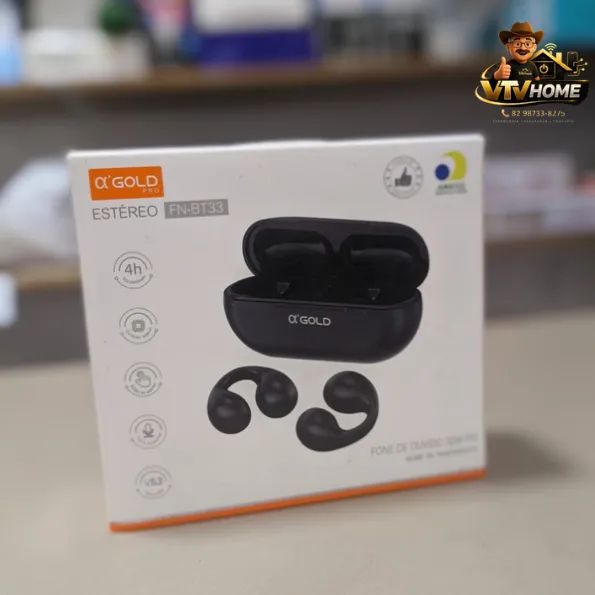 Fone De Ouvido AGOLD BT + Entrega Grátis  - Foto 2