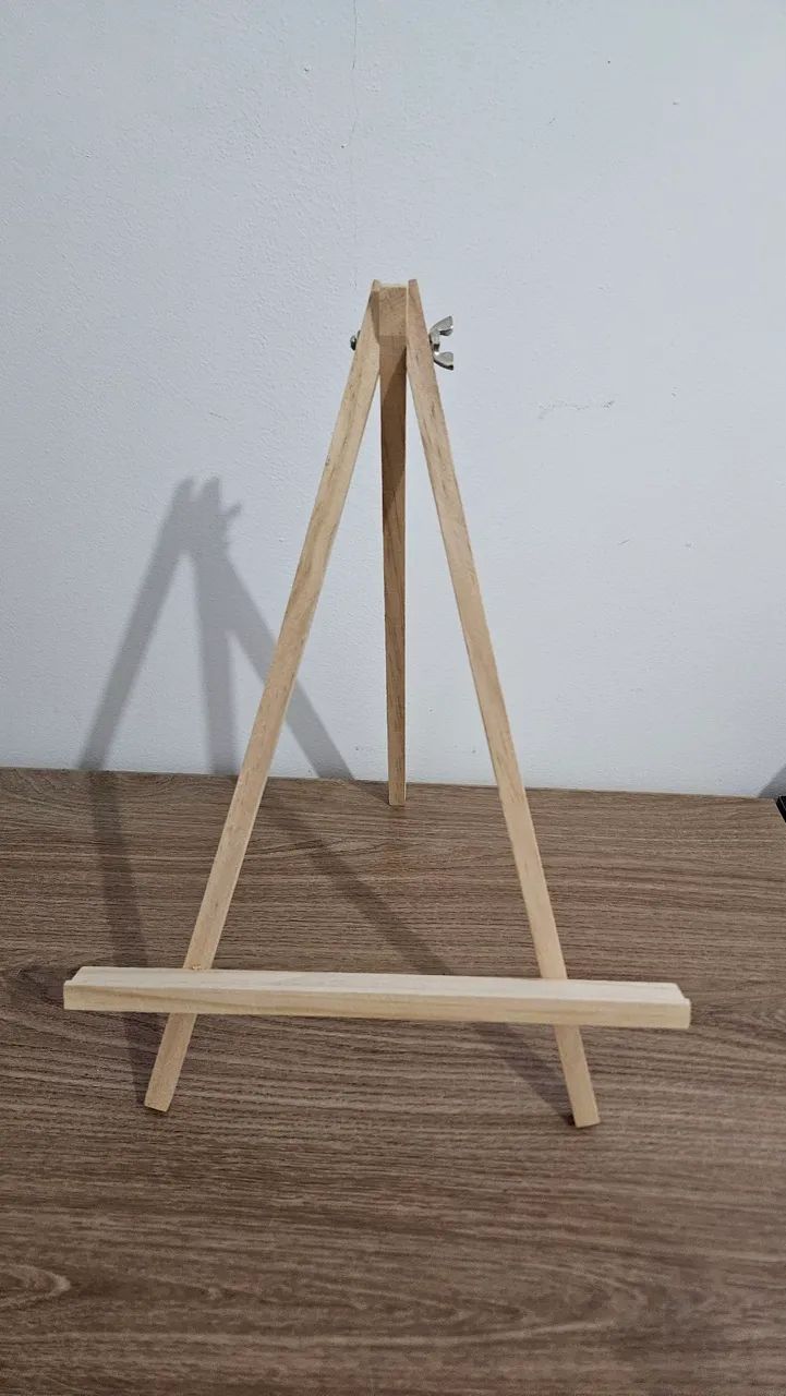 Mini cavalete para pintura e desenho 