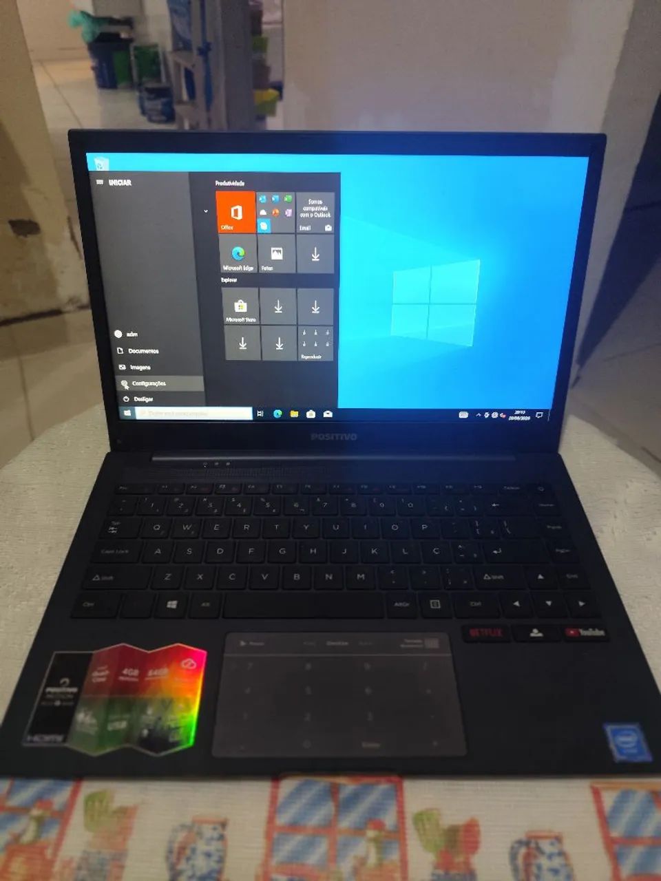 Notebook positivo pra trabalho/estudo