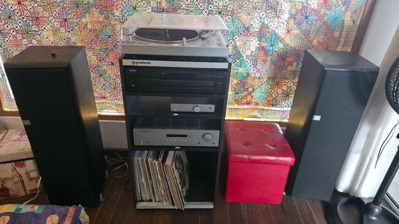 Conjunto completo com Rack modular Cambridge e audio technica - Foto 2