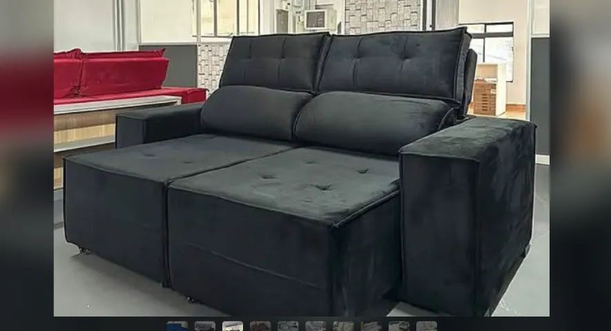 Sofá direto de fábrica, variedade de modelos e tamanhos, trabalhamos com material Suede,