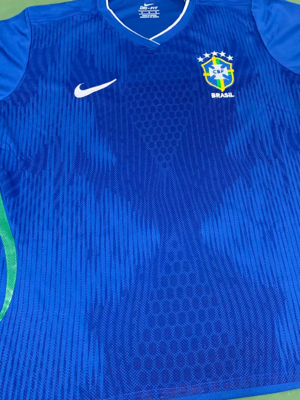 Camisa do Brasil Dry Fit Azul - Foto 5