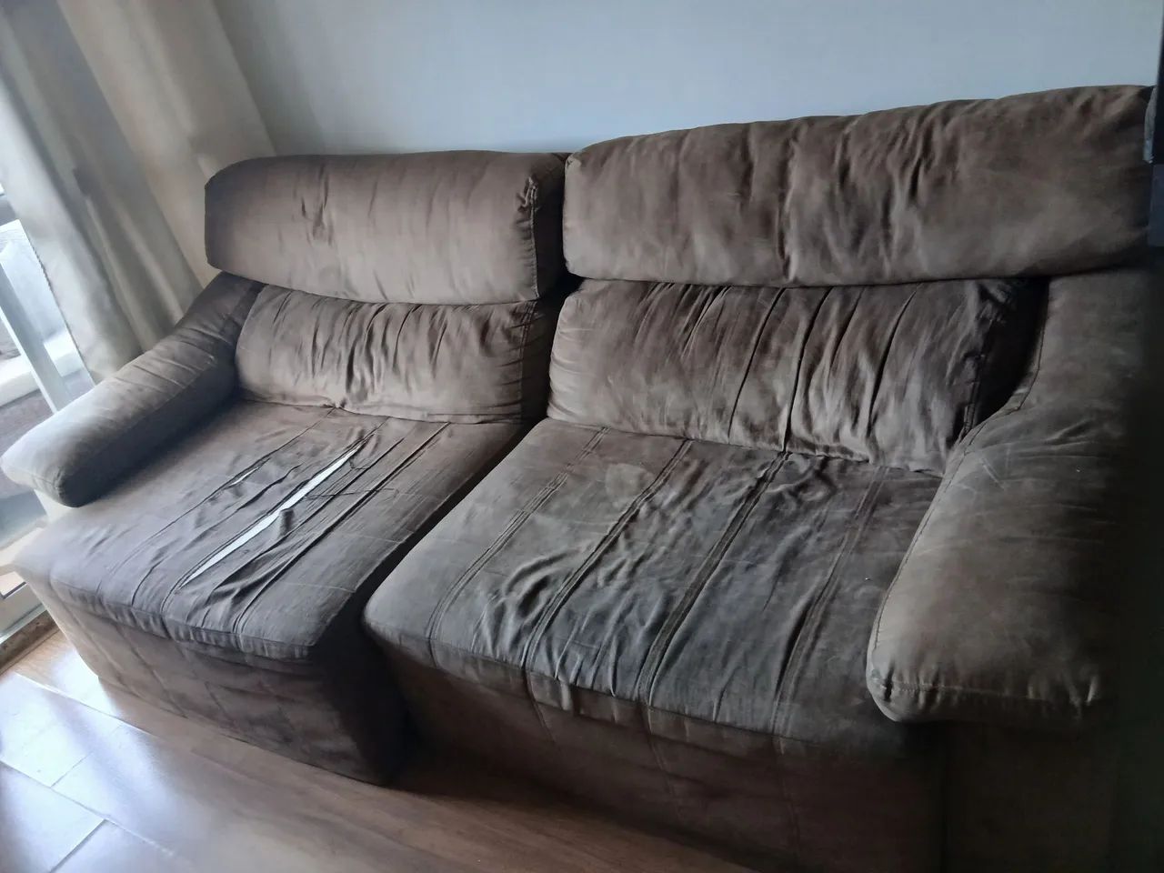 Sofa retrátil 4 lugares, usado - Foto 5