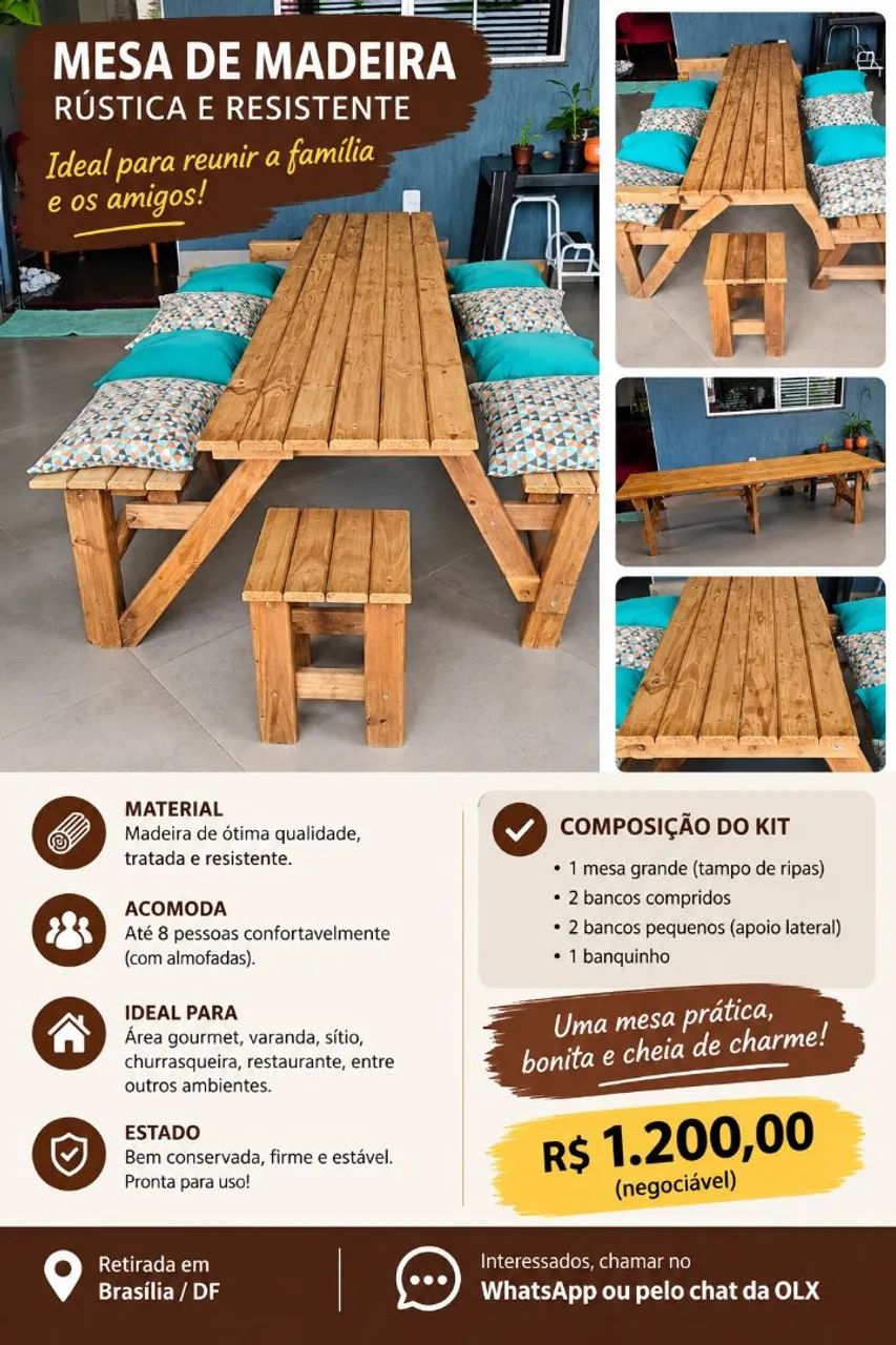 Mesa madeira