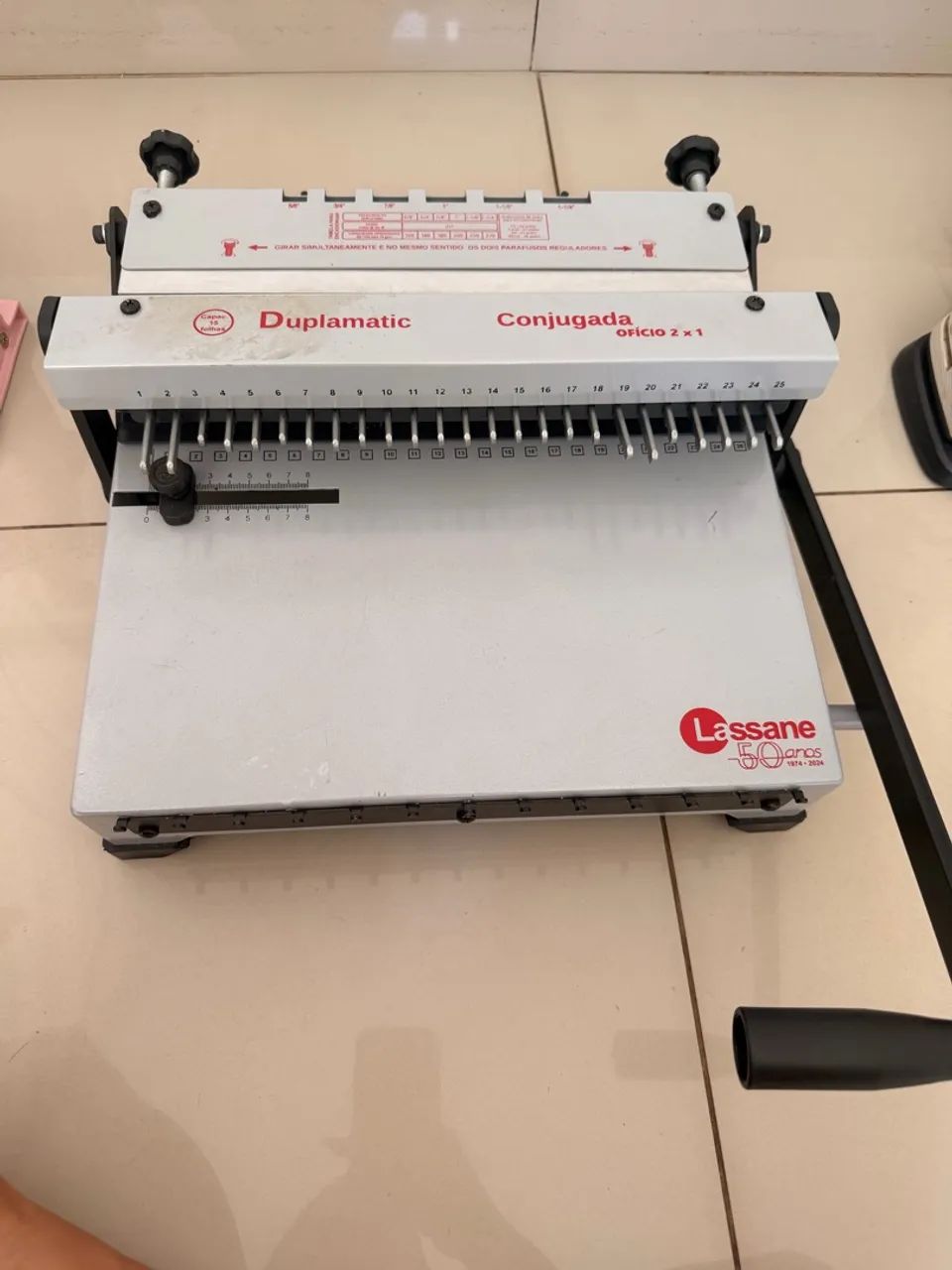 Encadernadora wire-o Duplamatic 