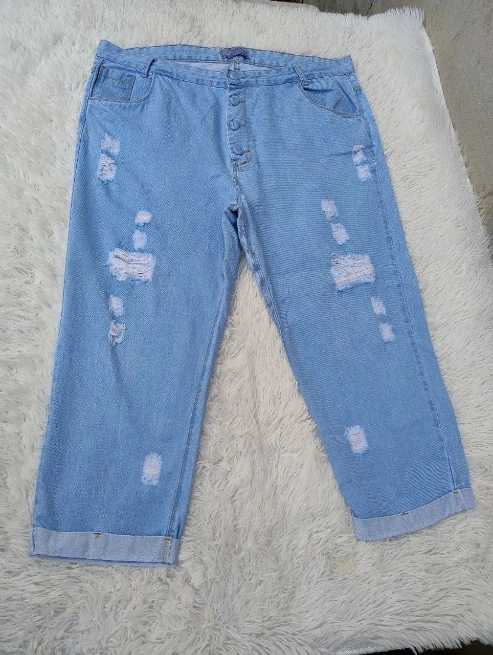 Calça Feminina Predilett Azul Claro  - Foto 2