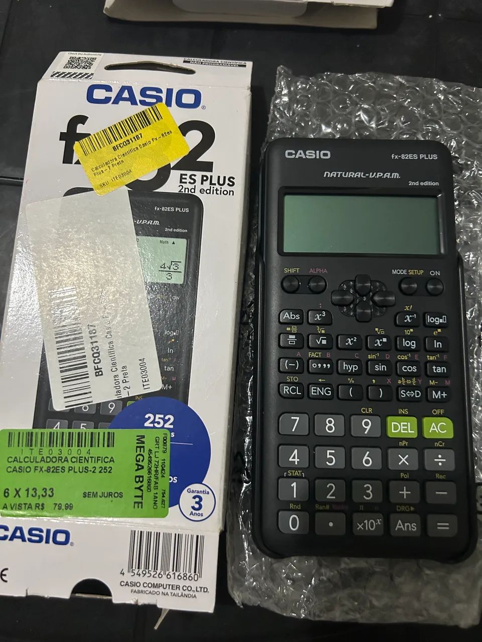 Calculadora científica Casio FX-82 ES PLUS
