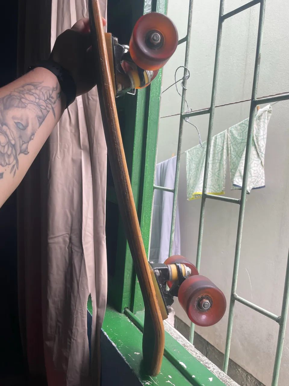 Skate mini cruiser seven bambu 22 polegadas - Foto 3