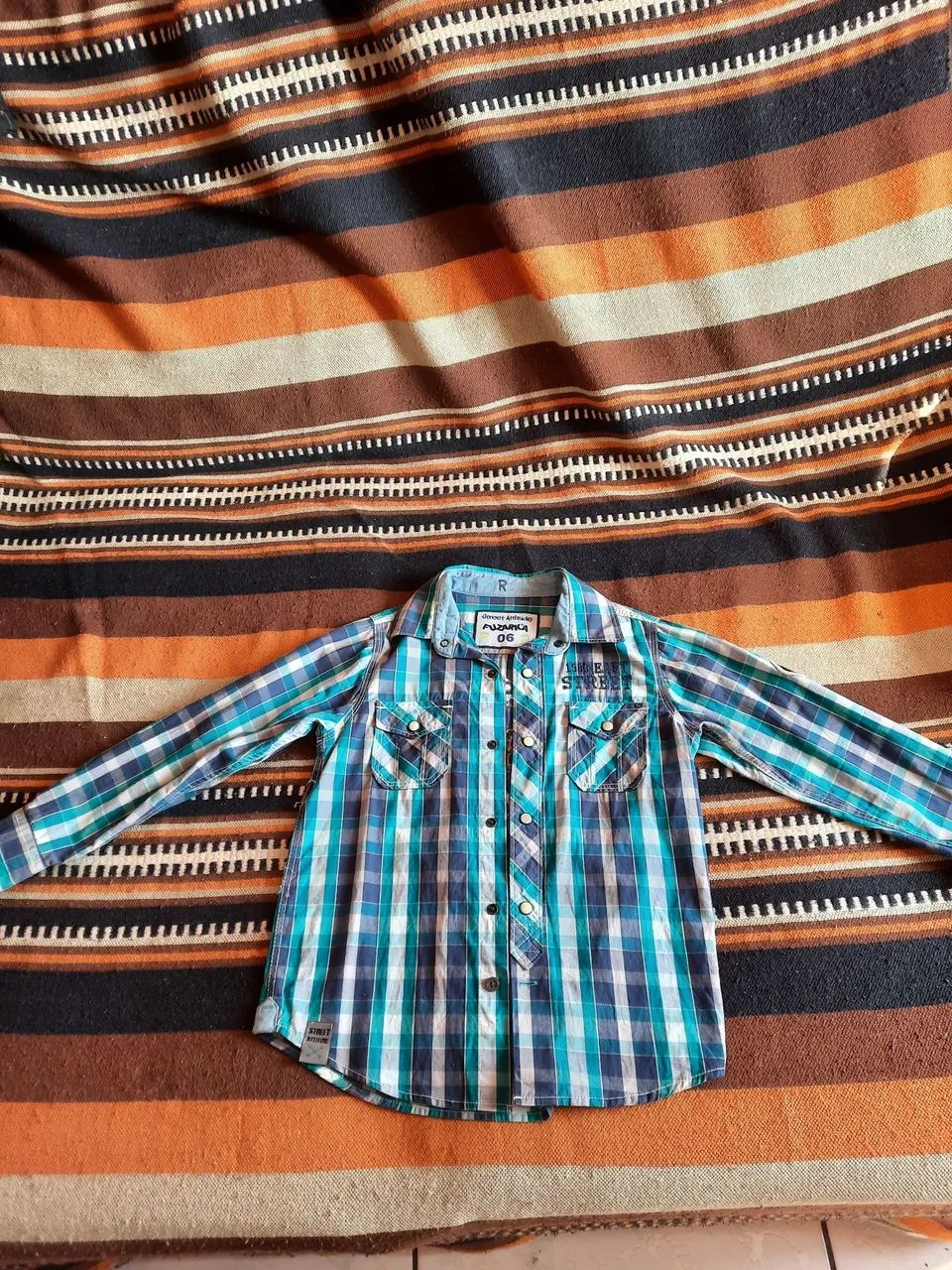 Camisa xadrez infantil  - Foto 5
