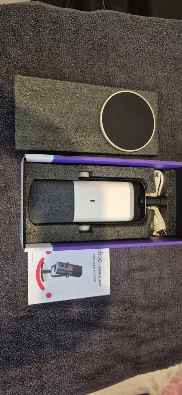 Microfone Ampligame Fifine AM 8 - Branco - Foto 2
