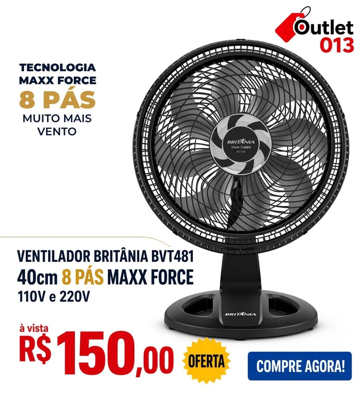Ventilador Britânia 