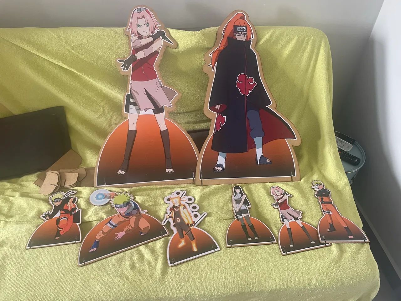 Decoração Aniversário Naruto em MDF - Foto 5