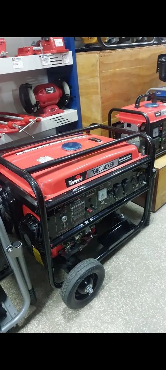 GERADOR 7.2KVA 127/220V MONO 4T PARTIDA/E/M TOYAMA