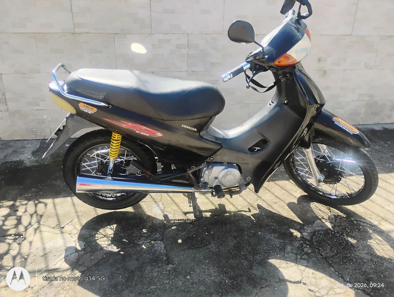 Vendo Biz 100 preta 2004 