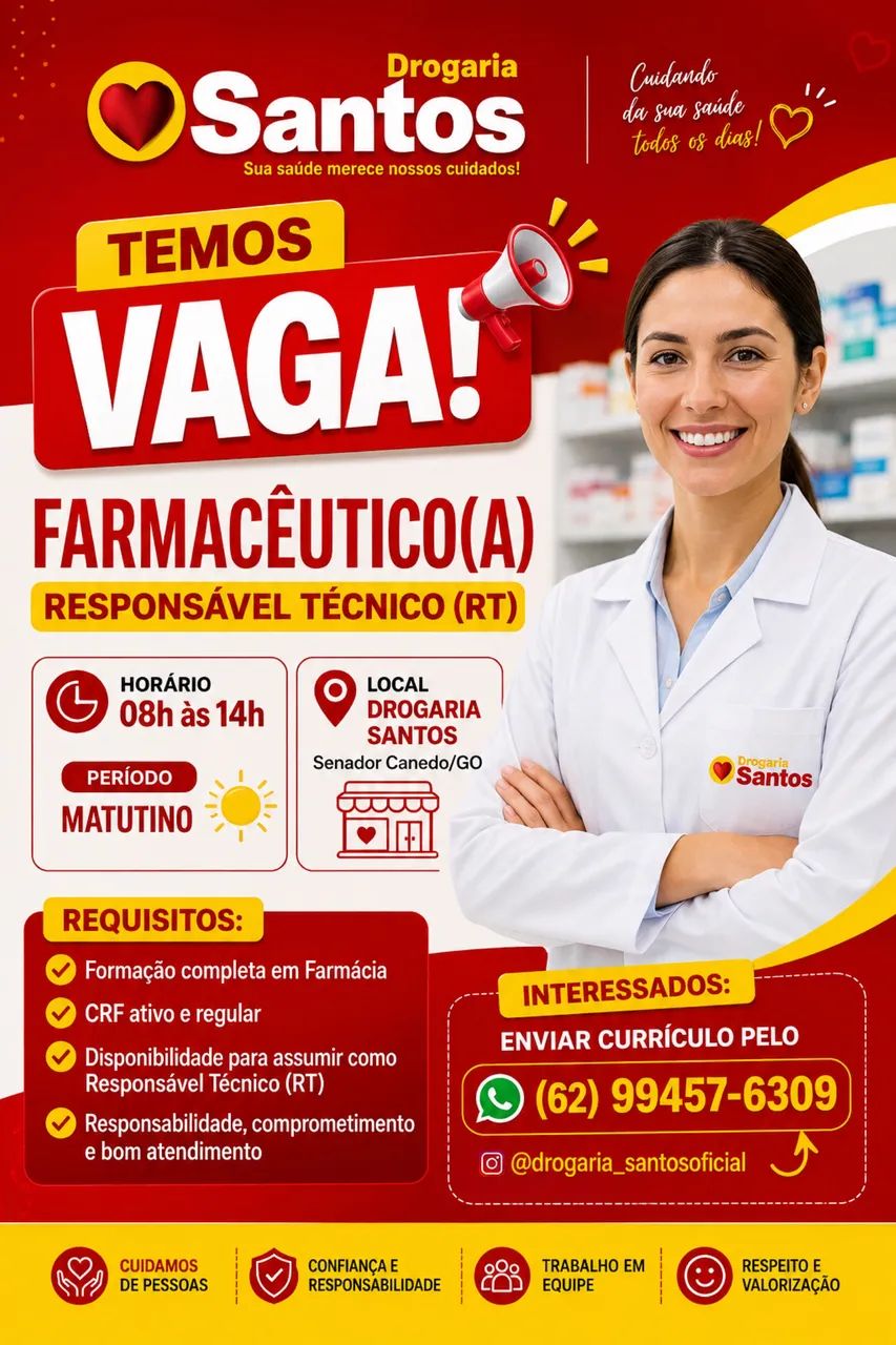 Vaga Farmacêutica 