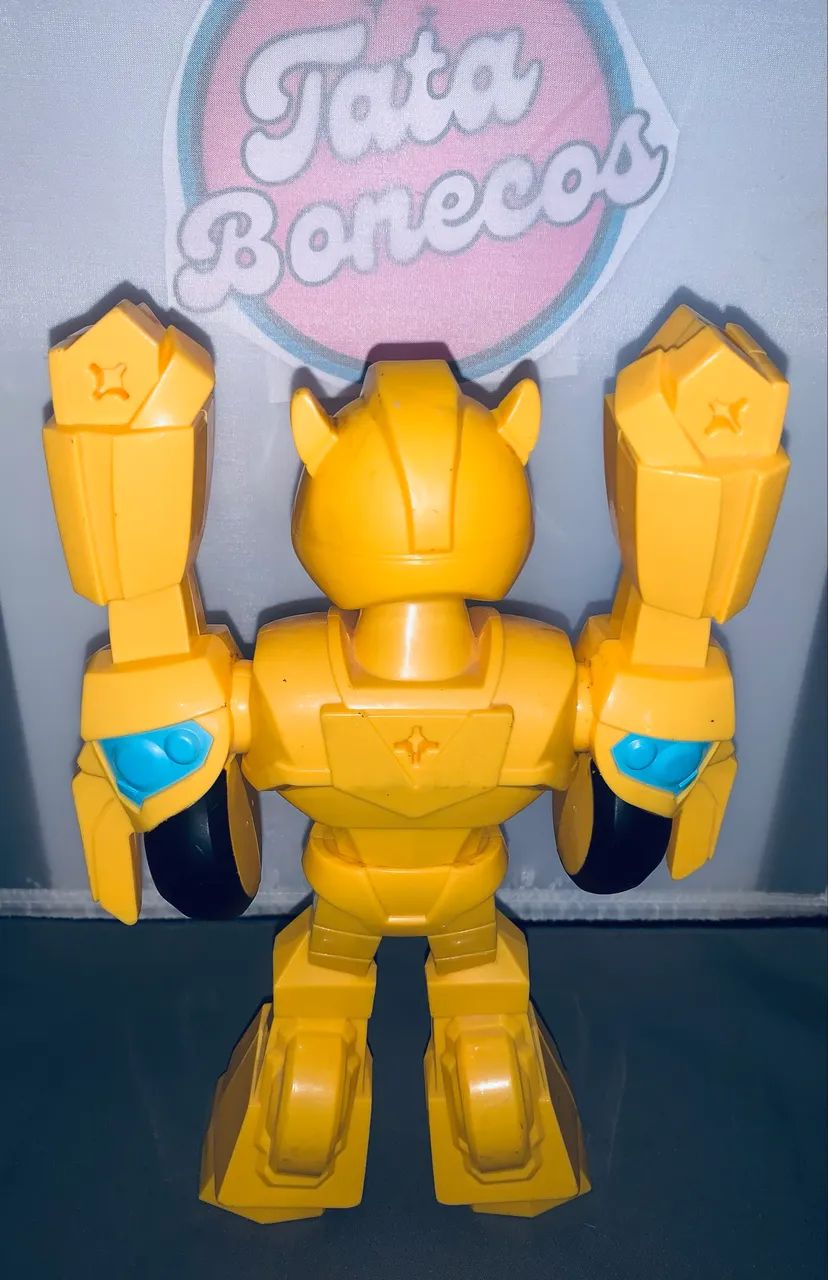 Boneco transformes mega bumblebee 25 cm hasbro usado ótimo estado - Foto 2