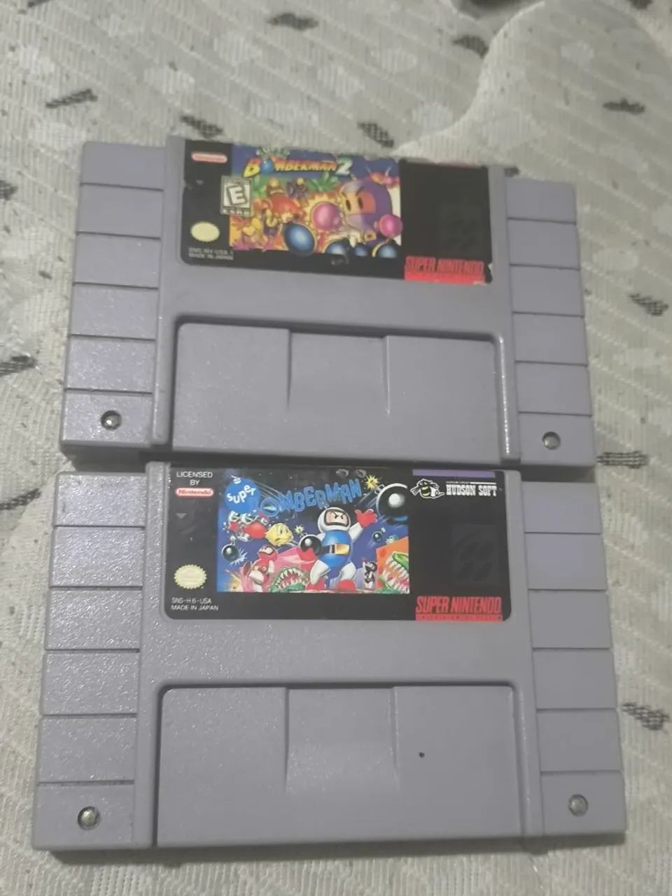 Super bomberman 1 e 2 original super Nintendo 