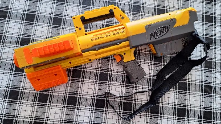 バックリップNuth'N Nyce Out The Gate 2002 Nerf N-strike Deploy Cs-6 Hasbro Original Com Acessórios