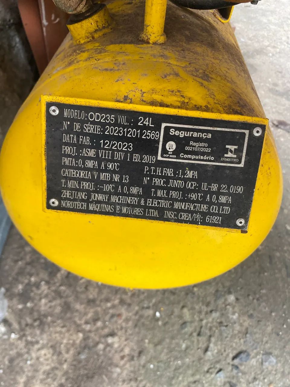 Compressor de ar portátil marca Tekna  - Foto 2