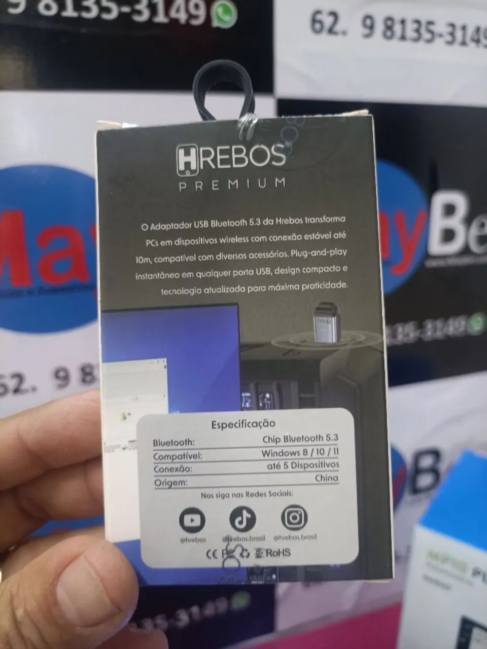 Adaptador bluetooth usb para computador  - Foto 3
