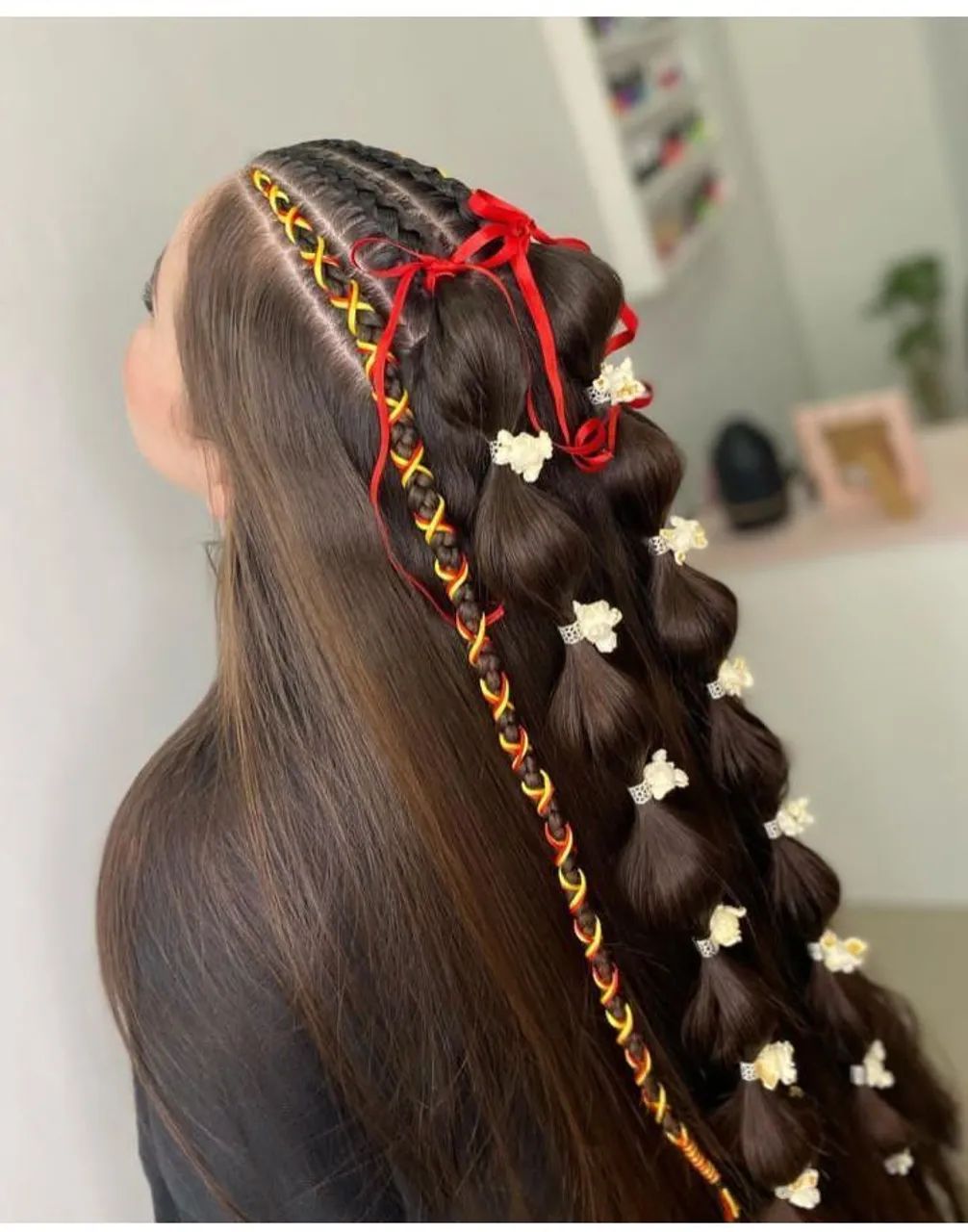 Penteado para festa junina  - Foto 5