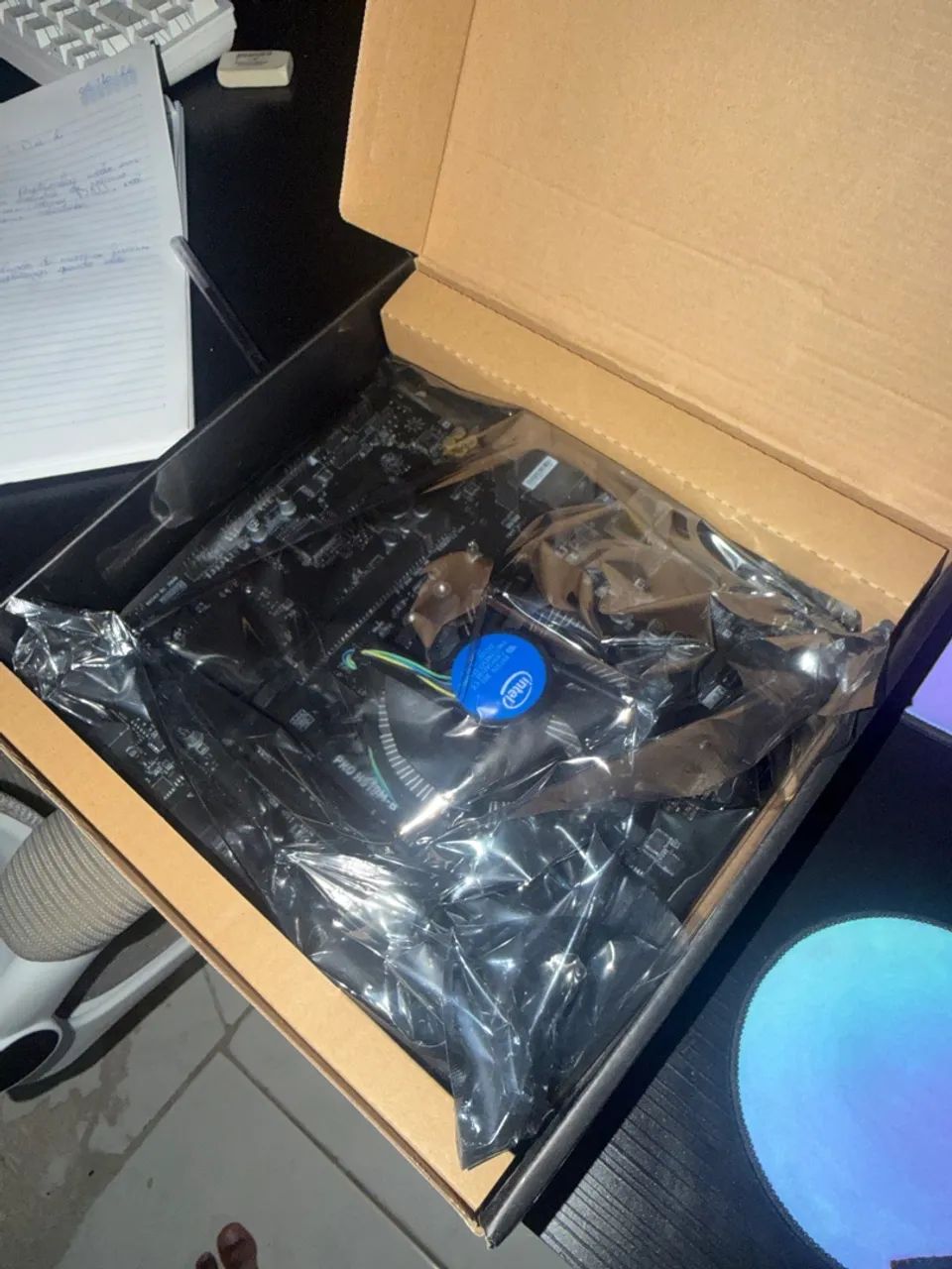 Placa Mãe MSI PRO H510M-B + Processador Intel i510400F - Foto 5