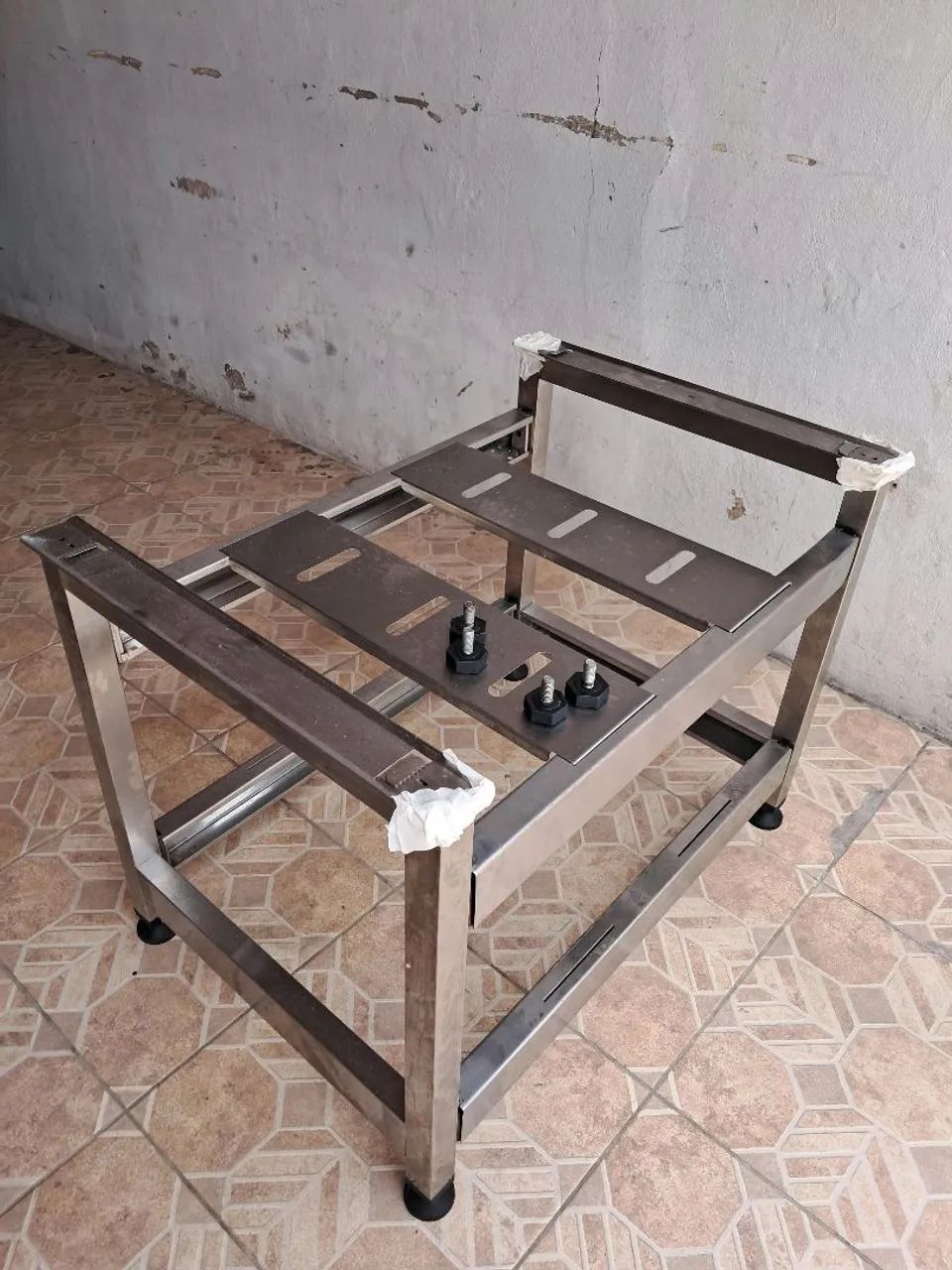 Cavalete mesa bancada Venâncio Aço Inox - Foto 2