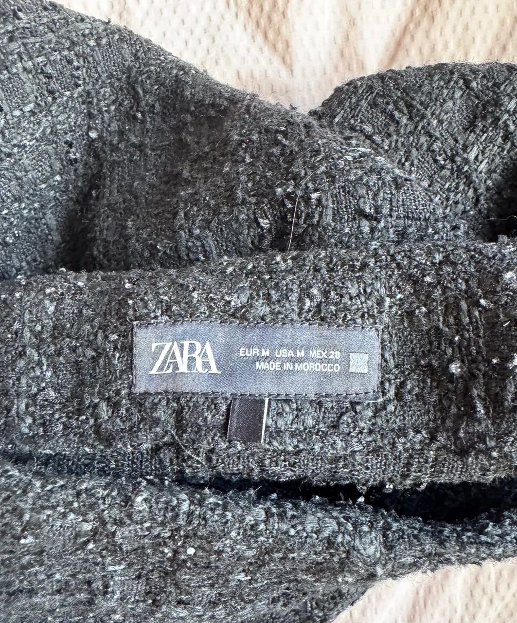short saia Zara em tweed - Foto 3
