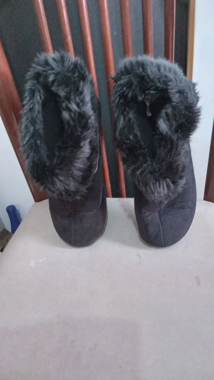 Bota  Acolchoada quentinha  tamanho 40 - Foto 4