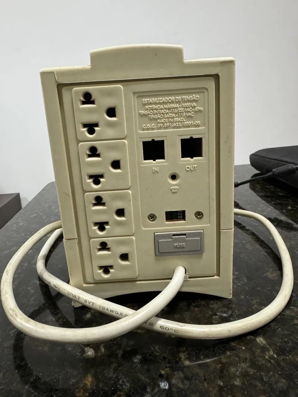 Kit 2 Estabilizadores: 1000VA + 500VA (SMS e Power Plus) - Foto 2