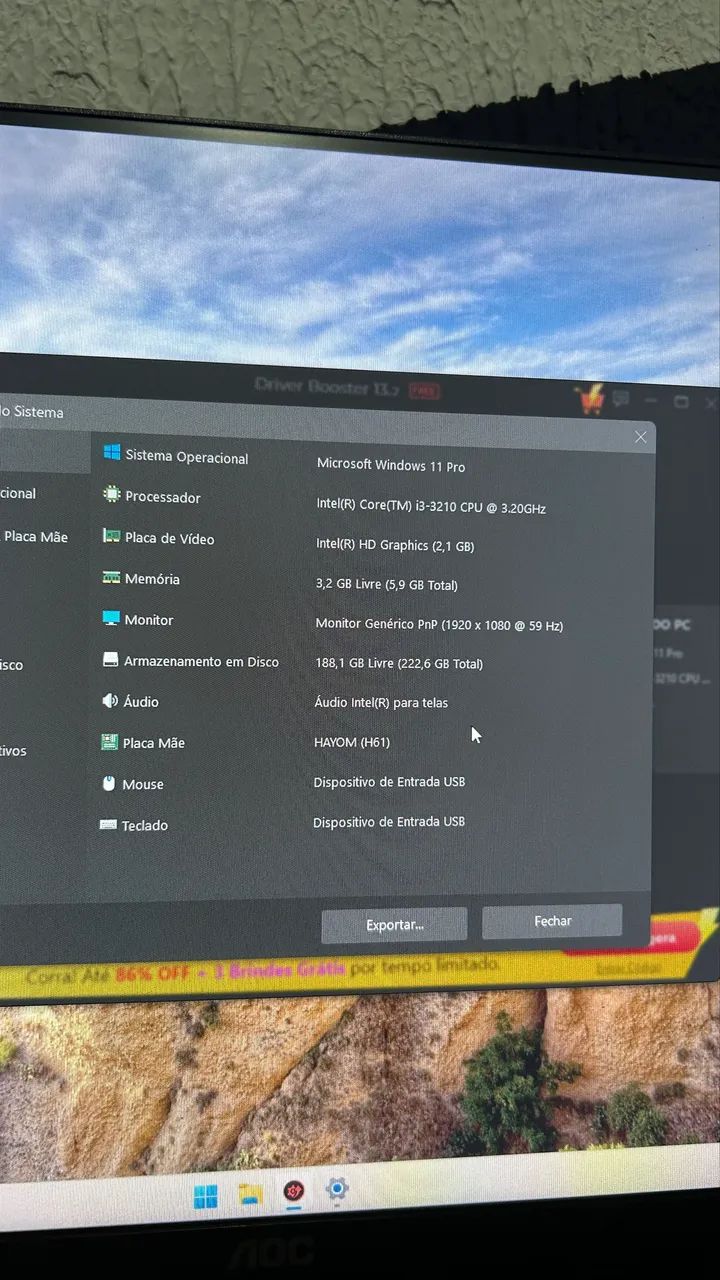 Pc i3 completo novo - Foto 2