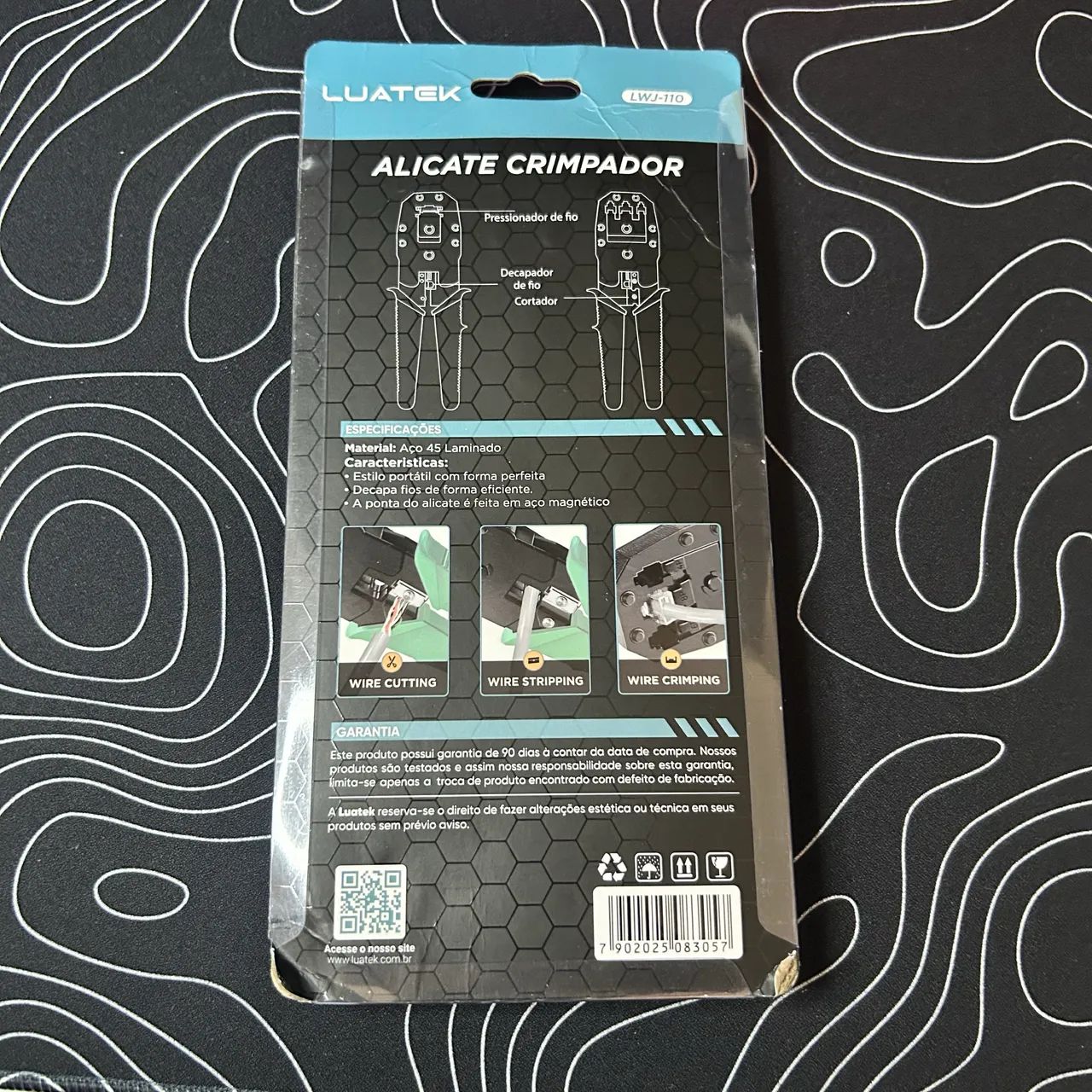 ALICATE CRIMPADOR/CRIMPAR (NOVO) - Foto 4