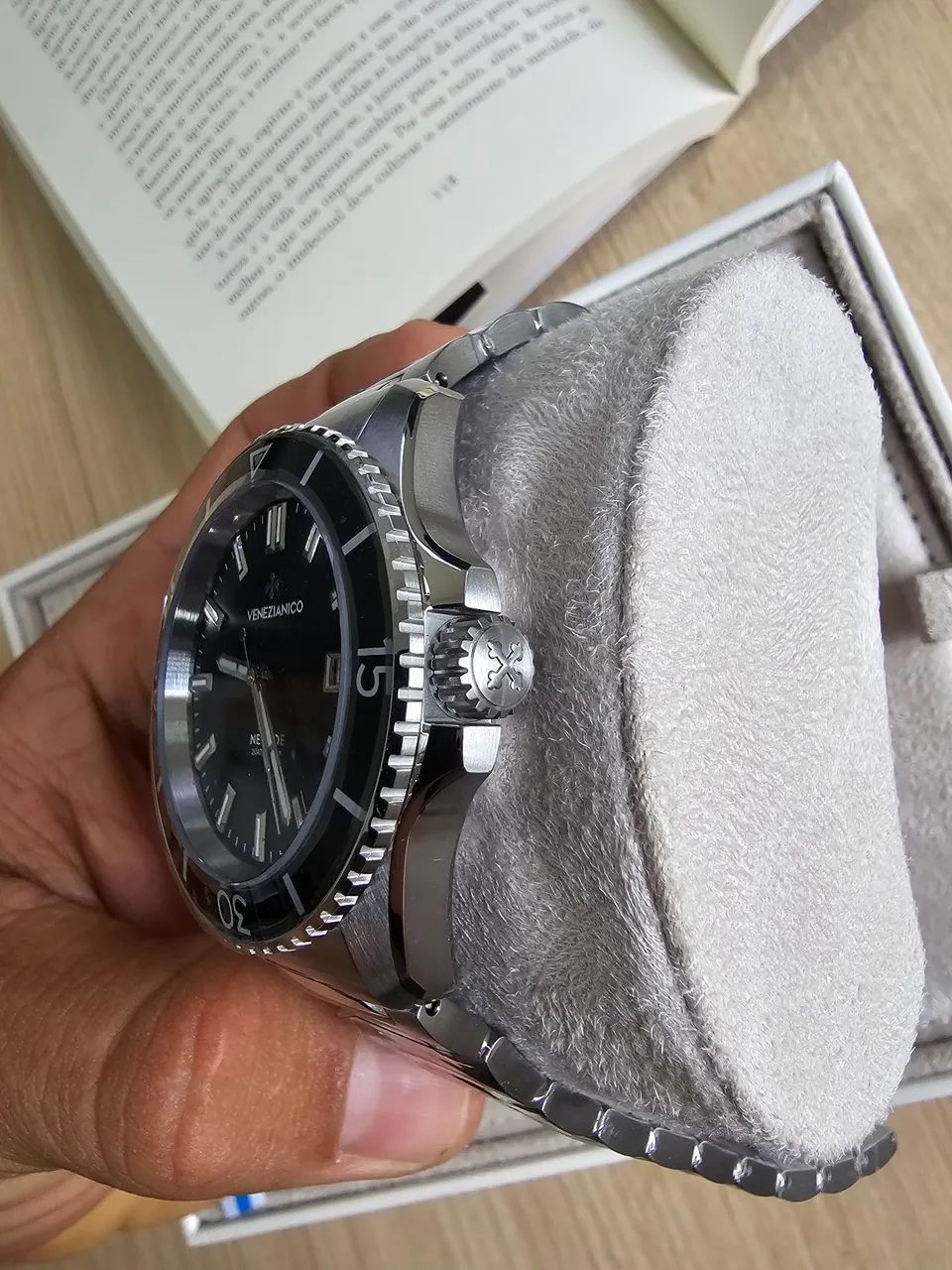 Relógio Venezianico Nereide Automático 200m - Completo - Foto 4