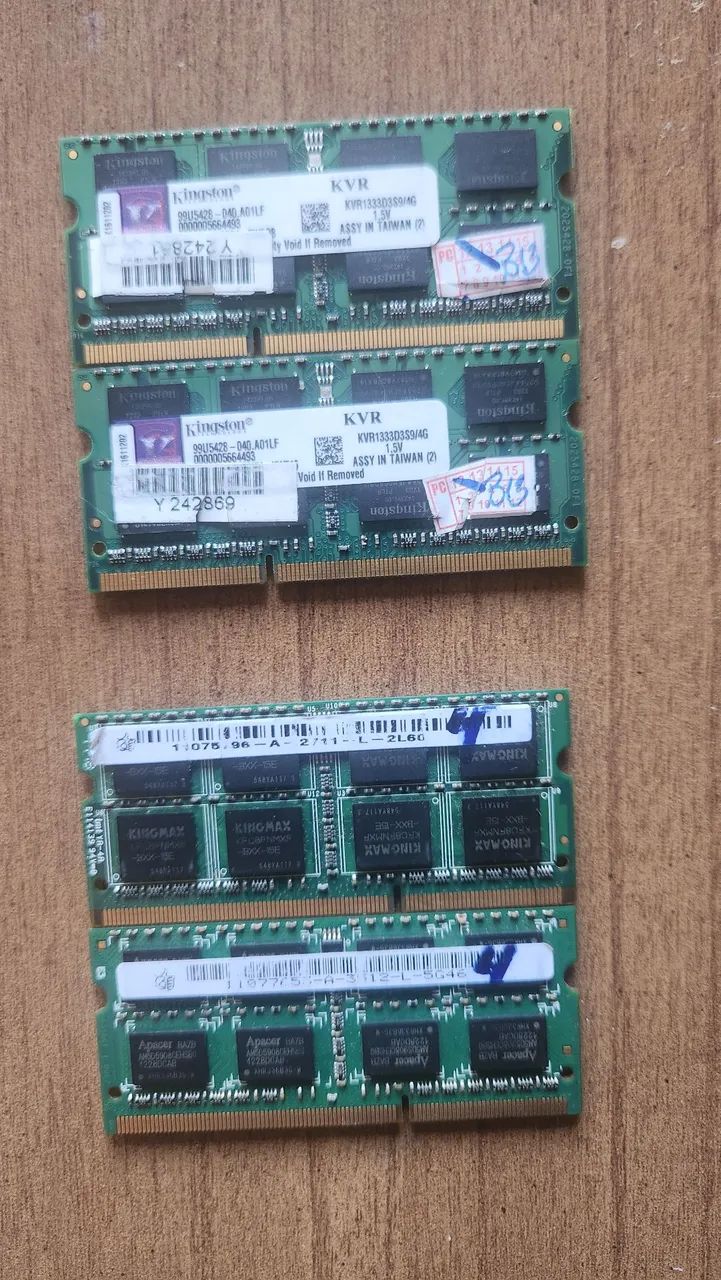 Memória DDR3 notebook 