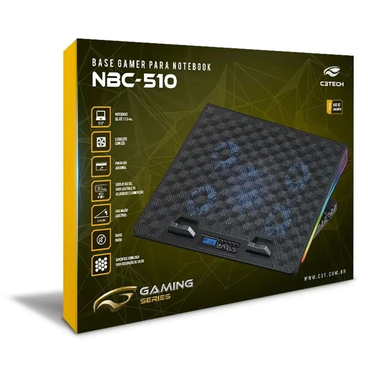 Base Cooler C3-Tech para Notebook até 17,3 - Foto 3