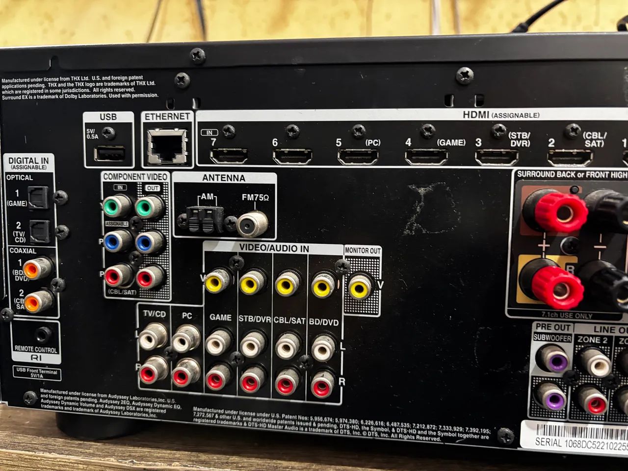 Receiver Onkyo TX-NR 616 - Equipamentos e Acessórios de Som