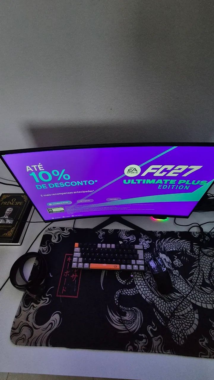 MONITOR MANCER VALAK 27 POLEGADAS, 180 HZ E QUALIDADE 2K (QUAD HD) - Foto 4