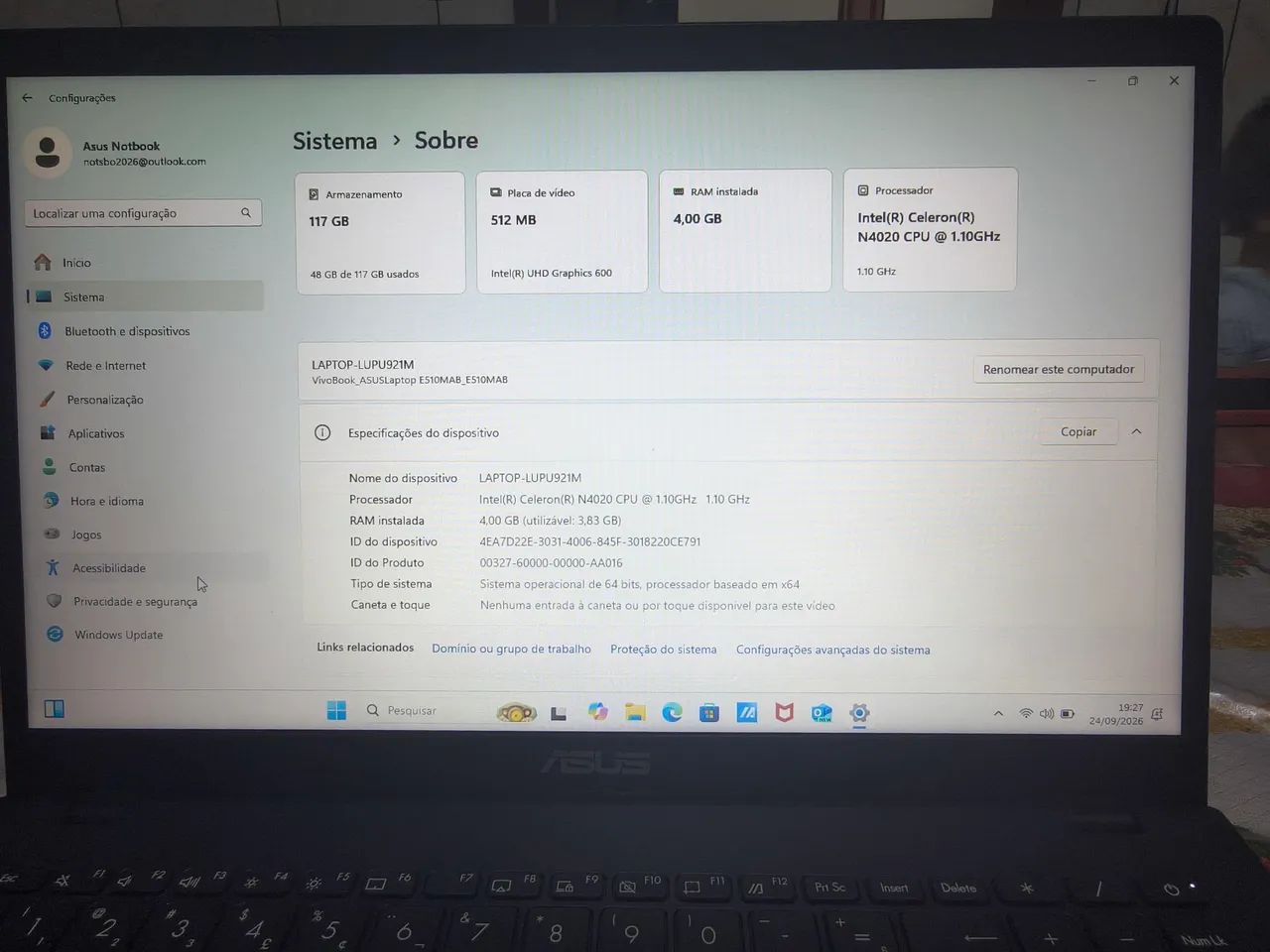 Notbook ASUS - Foto 4