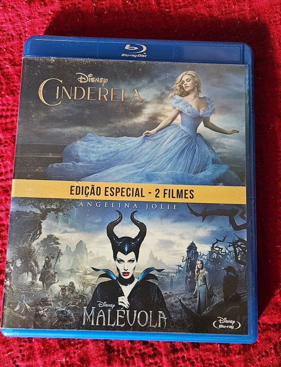 Bluray DISNEY Cinderela + Malévola 