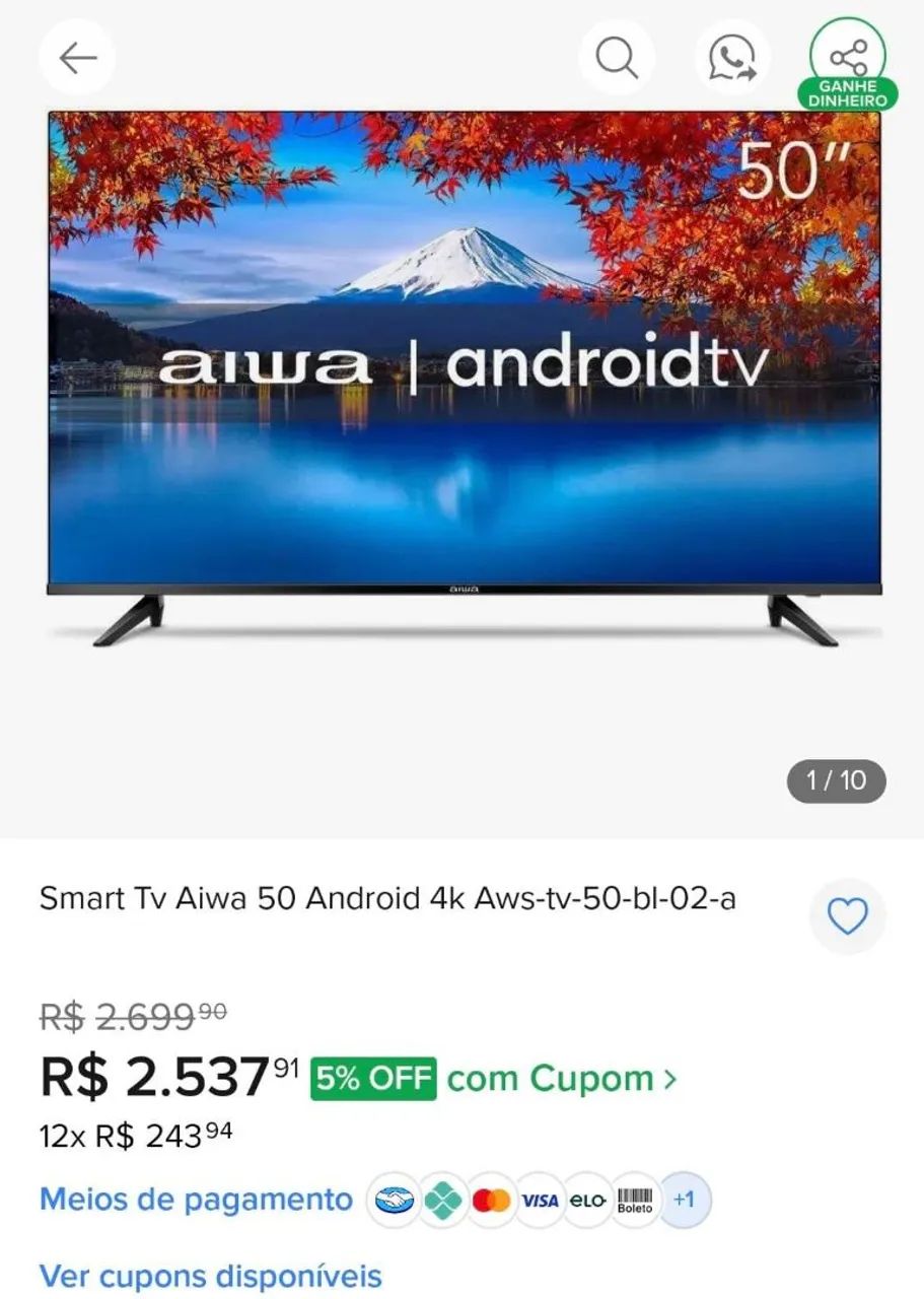 Tv 50" aiwa - Foto 2