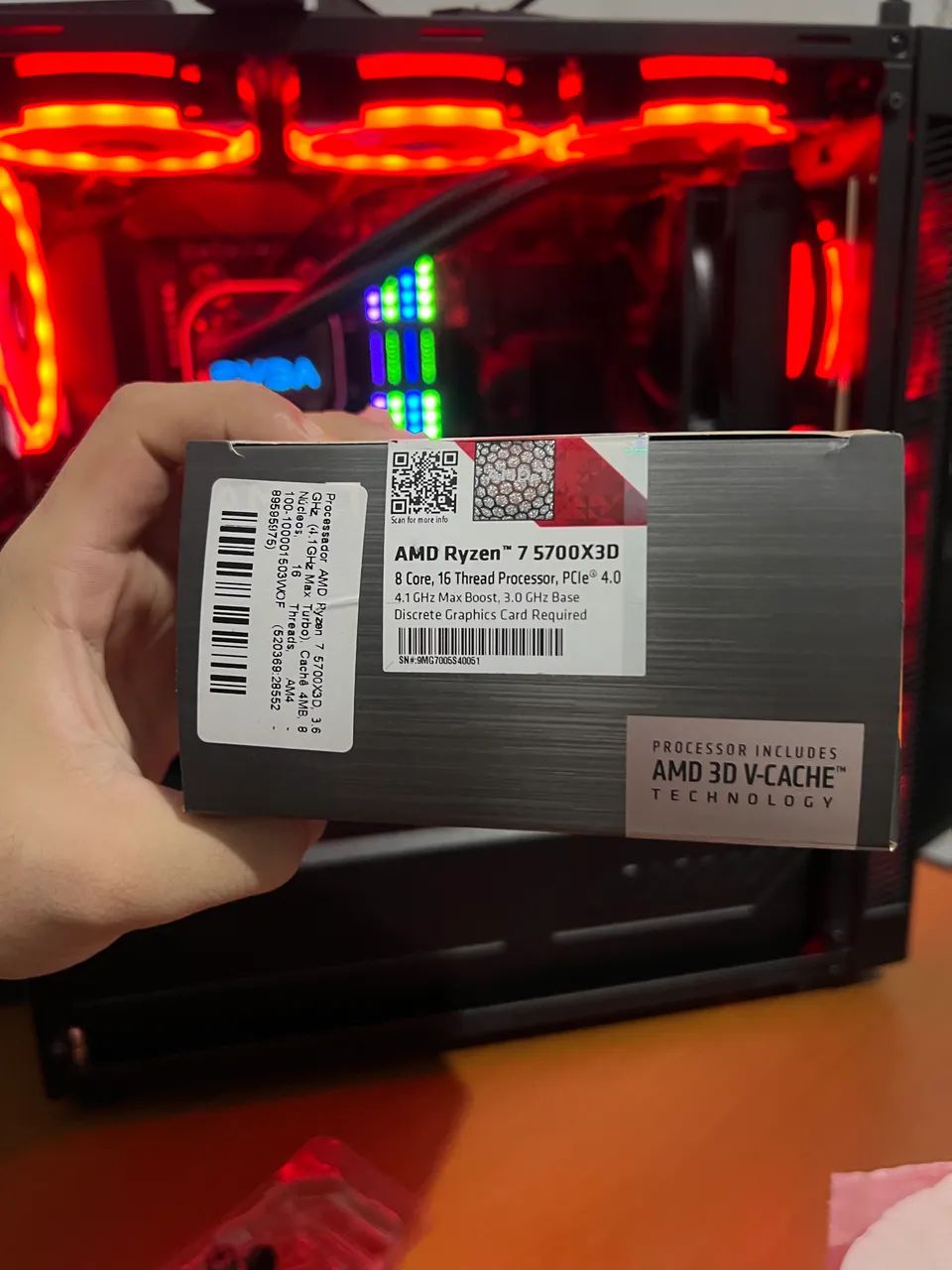 Ryzen 7 5700X3D +Nfc + Caixa - Foto 4
