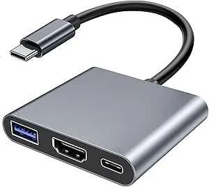 Conversor Tipo c para Hdmi usb 3.0 4k - 3 em 1 espelhar tela celular (Jk Eletrônicos) - Foto 2