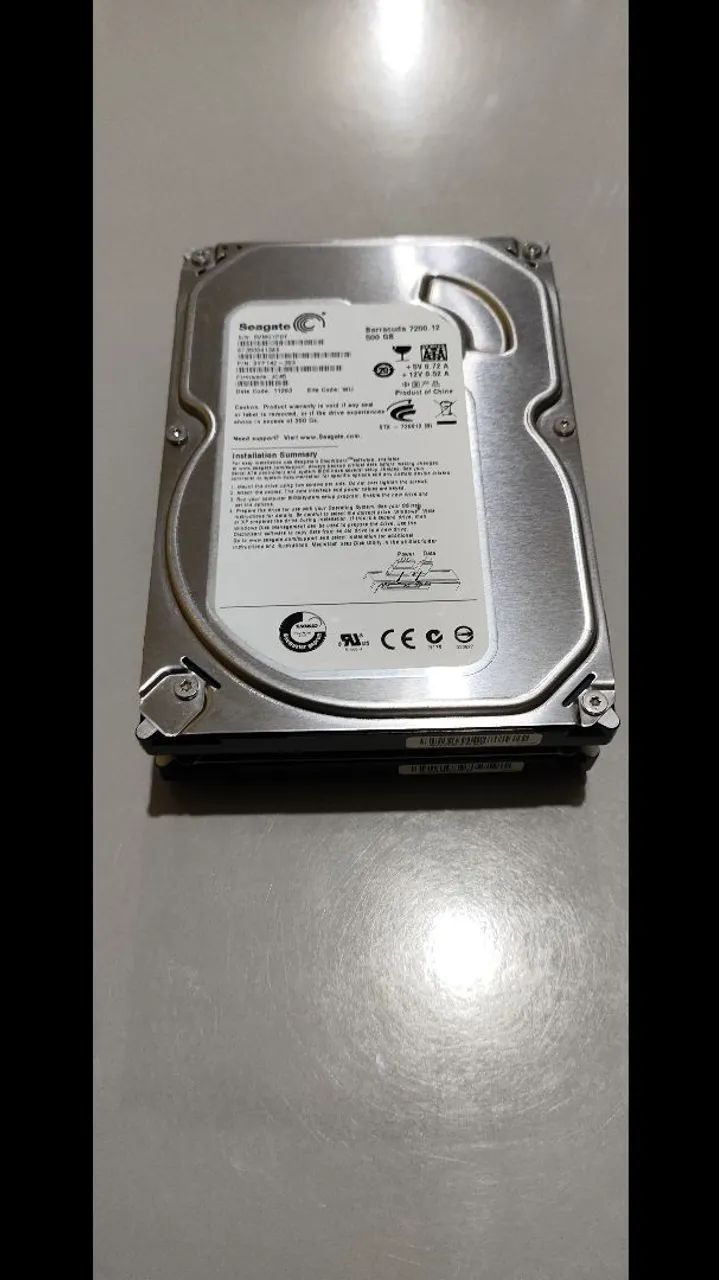 HD 500 GB Usado Testado