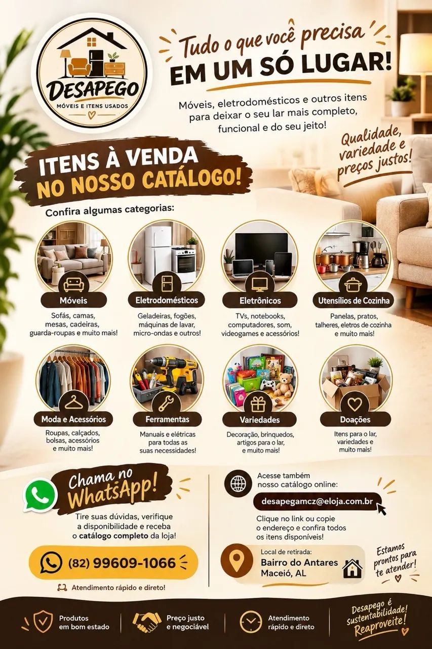DESAPEGO DE USADOS - MUDANÇAS  - Foto 2