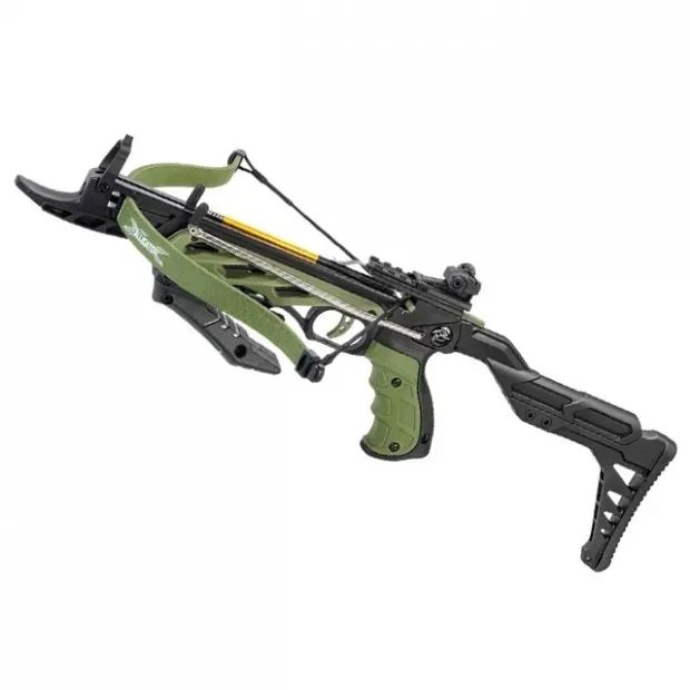 Balestra Recurvo Alligator 80lbs Polímero Verde