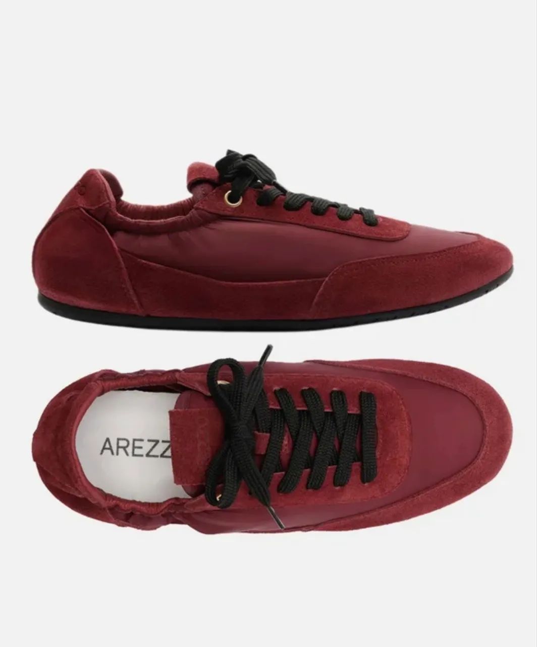 Tênis Vermelho Acamurçado Amarração