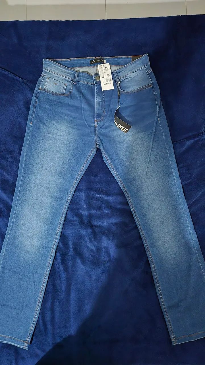 Calça jeans Hering com elastano