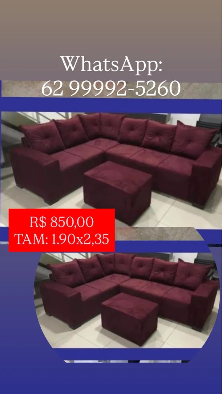 Sofá de canto 