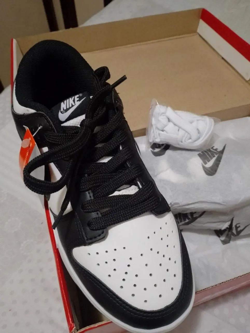 TÊNIS NIKE DUNK LOW PANDA 38 - Foto 5