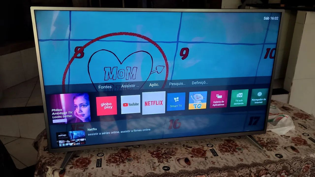 Vendo smart tv Philips de 50 polegadas nova  - Foto 3